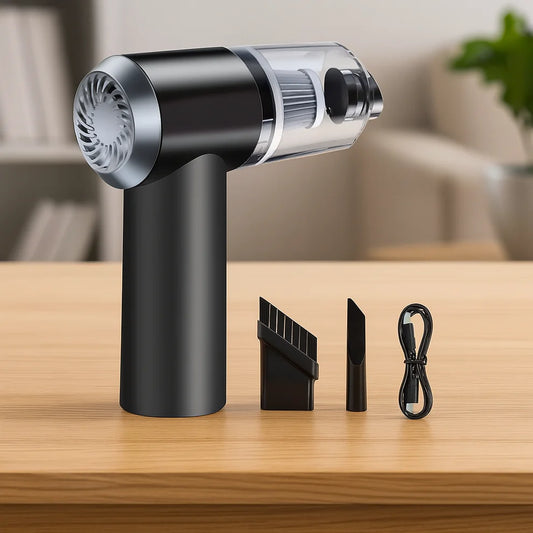 Portable Air Duster with Wireless Vacuum Cleaner USB Rechargeable